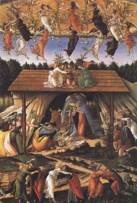 Sandro Botticelli Details of Mystic Nativity (mk36)